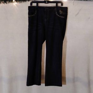 Women's 18 1/2 Black Jeans